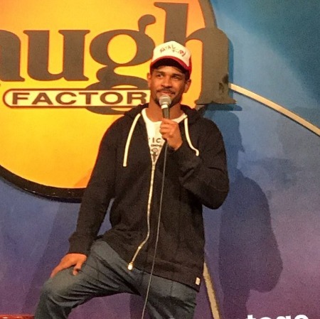 Damon Wayans Jr. during one of his stand-up comedy shows. 
